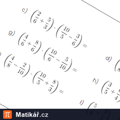 Matematická úloha – Absolutní hodnota se zlomky