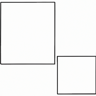 Matematická úloha – Dva čtverce