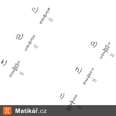 Matematická úloha – Složené zlomky 3